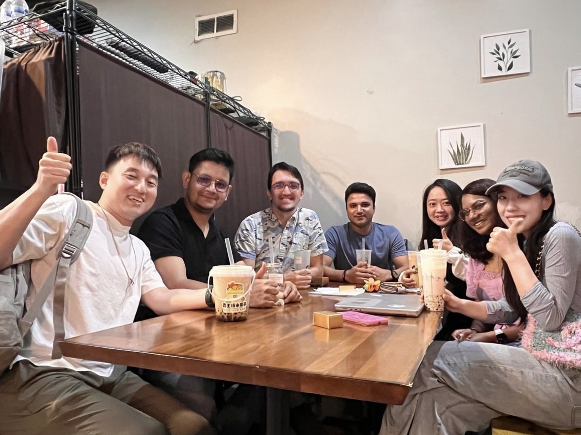 Belle Li with fellow Purdue Association of Learning Design and Technology leaders